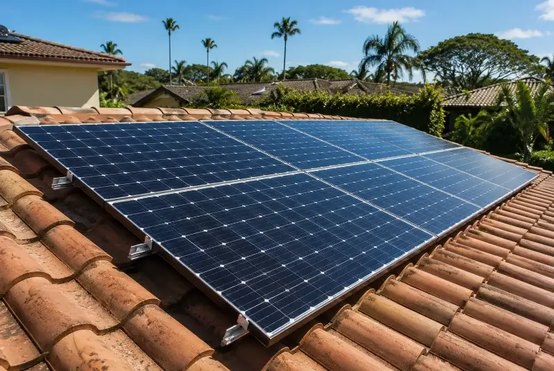 Installation de panneaux solaires à Estérençuby